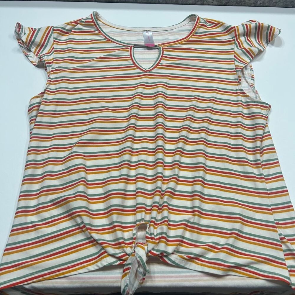No-boundaries Women's Striped Blouse